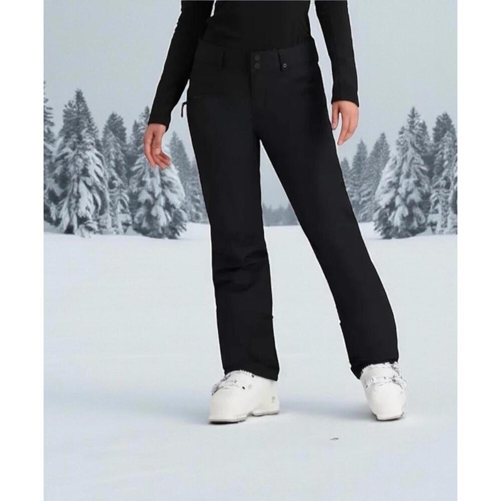 $149 OBERMEYER WOMENS INSULATED MALTA PANT 12 SHORT BLACK 15022